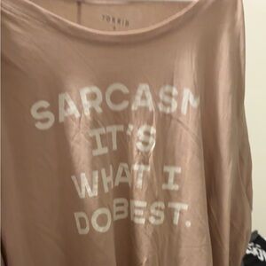 Torrid SIZE 6 sarcasm it’s what I do best tee